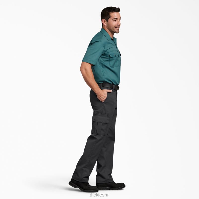 fleksibilne cargo hlače uobičajenog kroja muškarci Dickies crna (bk) 6BPL633 odjeća