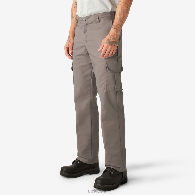 fleksibilne cargo hlače uobičajenog kroja muškarci Dickies šljunčano siva (vg) 6BPL640 odjeća