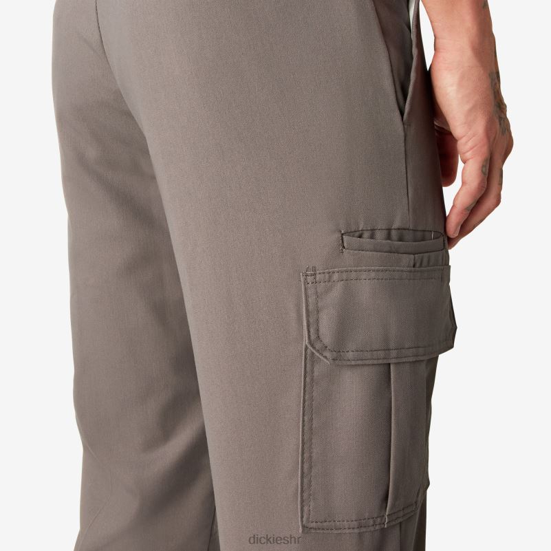 fleksibilne cargo hlače uobičajenog kroja muškarci Dickies šljunčano siva (vg) 6BPL640 odjeća