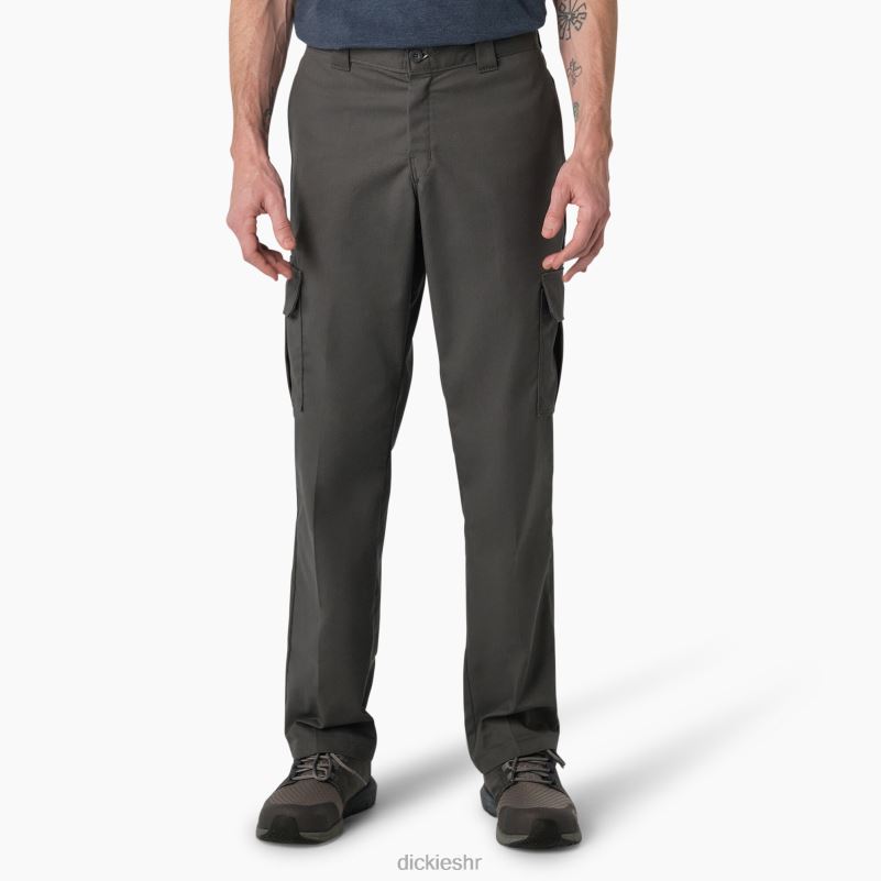 fleksibilne cargo hlače uobičajenog kroja muškarci Dickies ugljen siva (ch) 6BPL634 odjeća