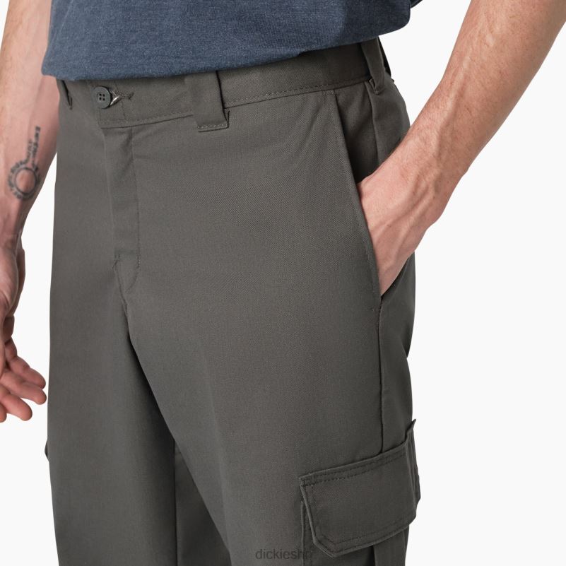 fleksibilne cargo hlače uobičajenog kroja muškarci Dickies ugljen siva (ch) 6BPL634 odjeća