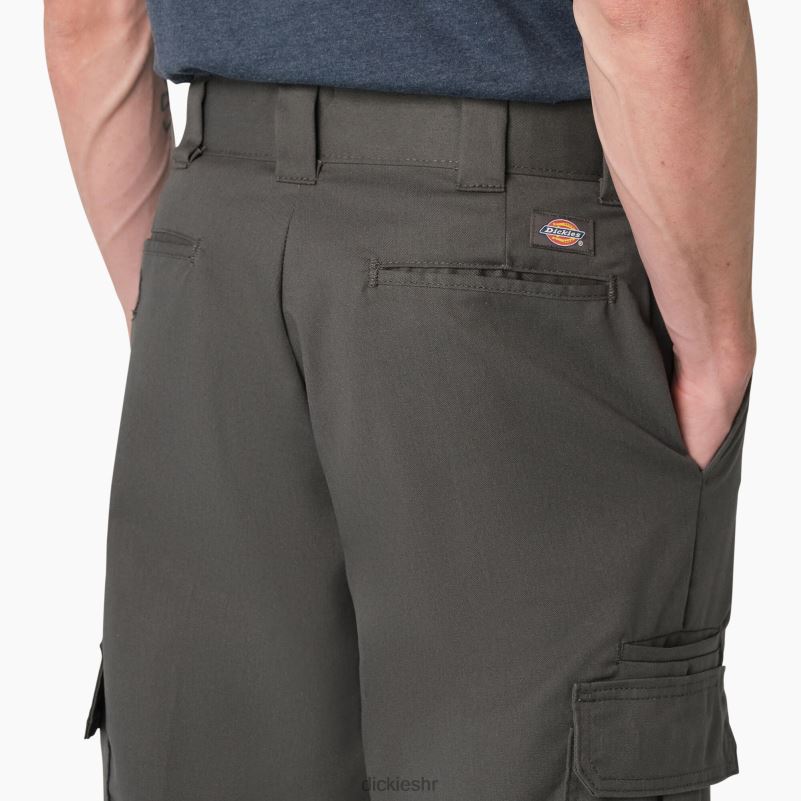 fleksibilne cargo hlače uobičajenog kroja muškarci Dickies ugljen siva (ch) 6BPL634 odjeća