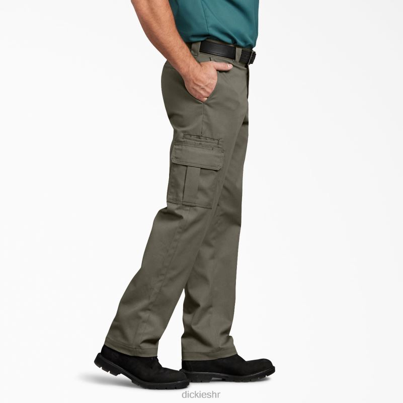 fleksibilne cargo hlače uobičajenog kroja muškarci Dickies zelena mahovina (ms) 6BPL639 odjeća