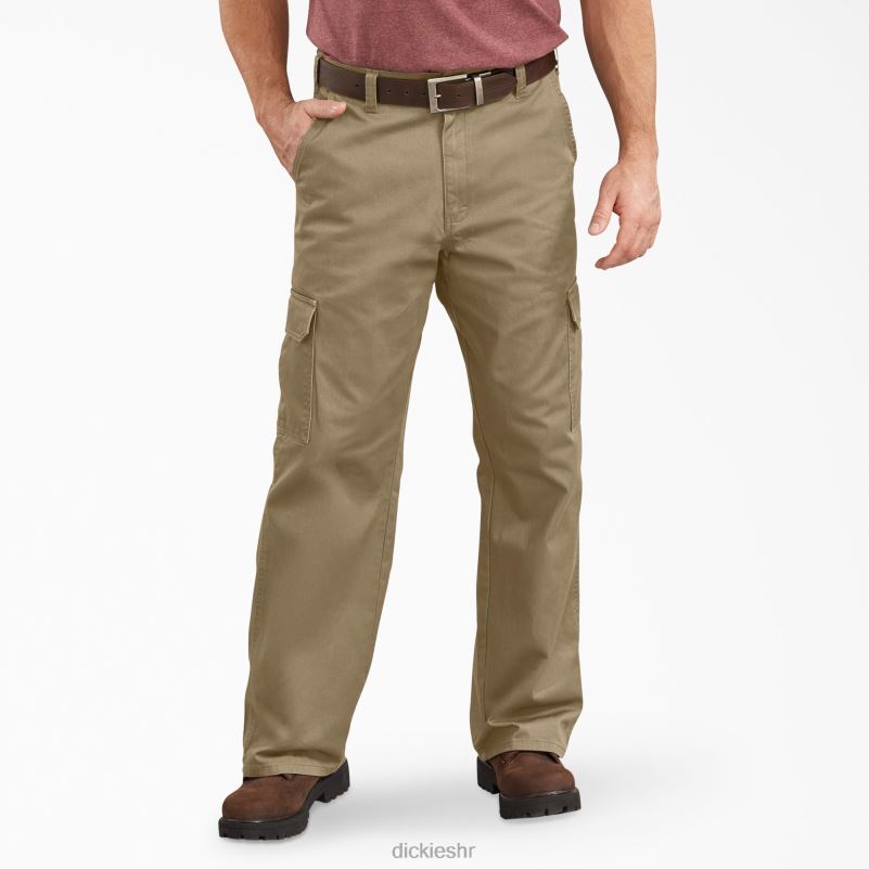široke cargo hlače muškarci Dickies isprani kaki (rkh) 6BPL683 odjeća