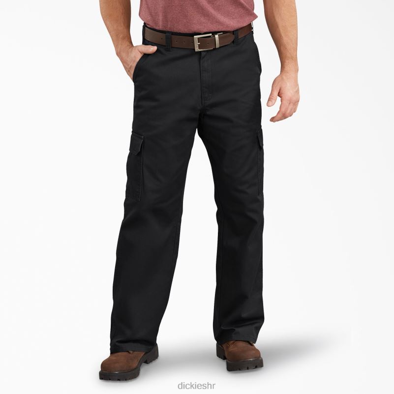 široke cargo hlače muškarci Dickies isprano crno (rbk) 6BPL680 odjeća