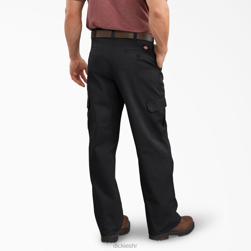 široke cargo hlače muškarci Dickies isprano crno (rbk) 6BPL680 odjeća