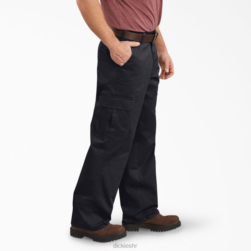 široke cargo hlače muškarci Dickies isprano crno (rbk) 6BPL680 odjeća