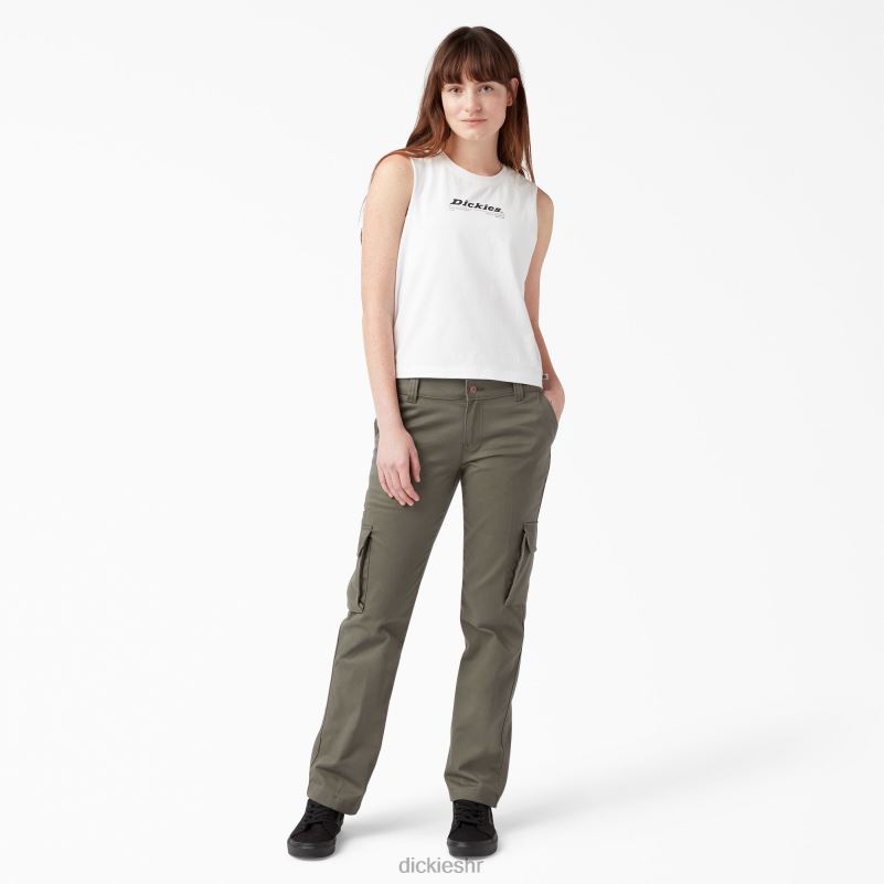 rastezljive cargo hlače opuštenog kroja žene Dickies redovito 6BPL61743 odjeća