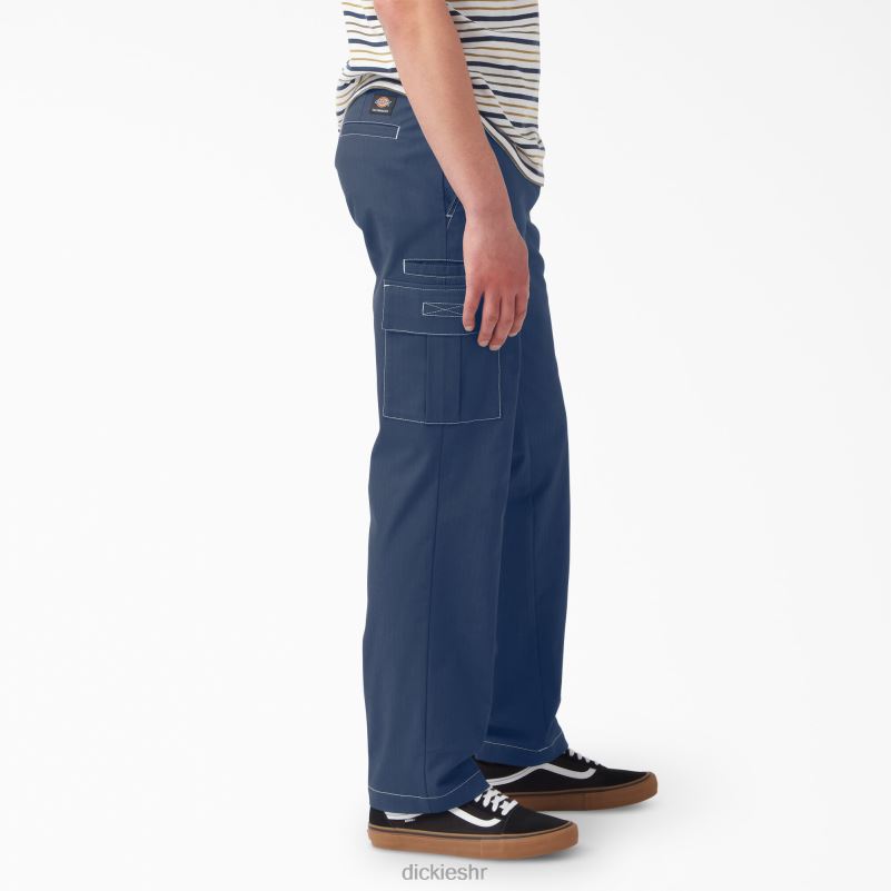 skateboarding ripstop cargo hlače muškarci Dickies tinta mornarsko/bijeli šavovi (i2w) 6BPL6306 odjeća