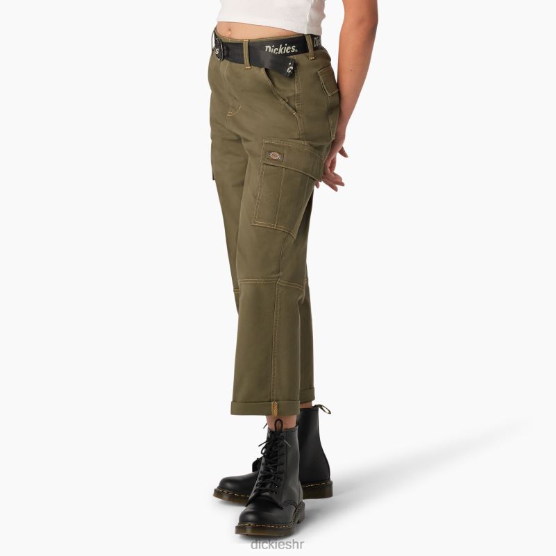 skraćene cargo hlače s kontrastnim ubodom žene Dickies redovito 6BPL61805 odjeća