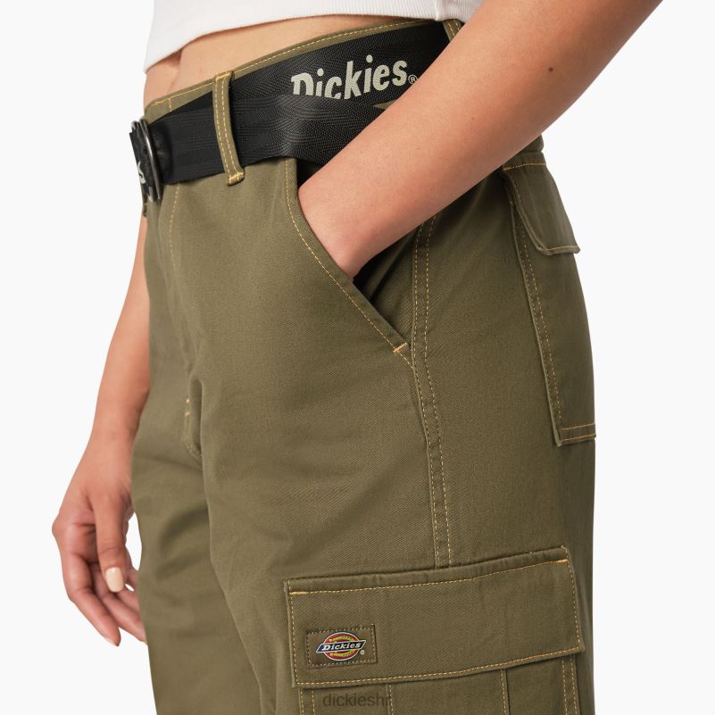 skraćene cargo hlače s kontrastnim ubodom žene Dickies redovito 6BPL61805 odjeća