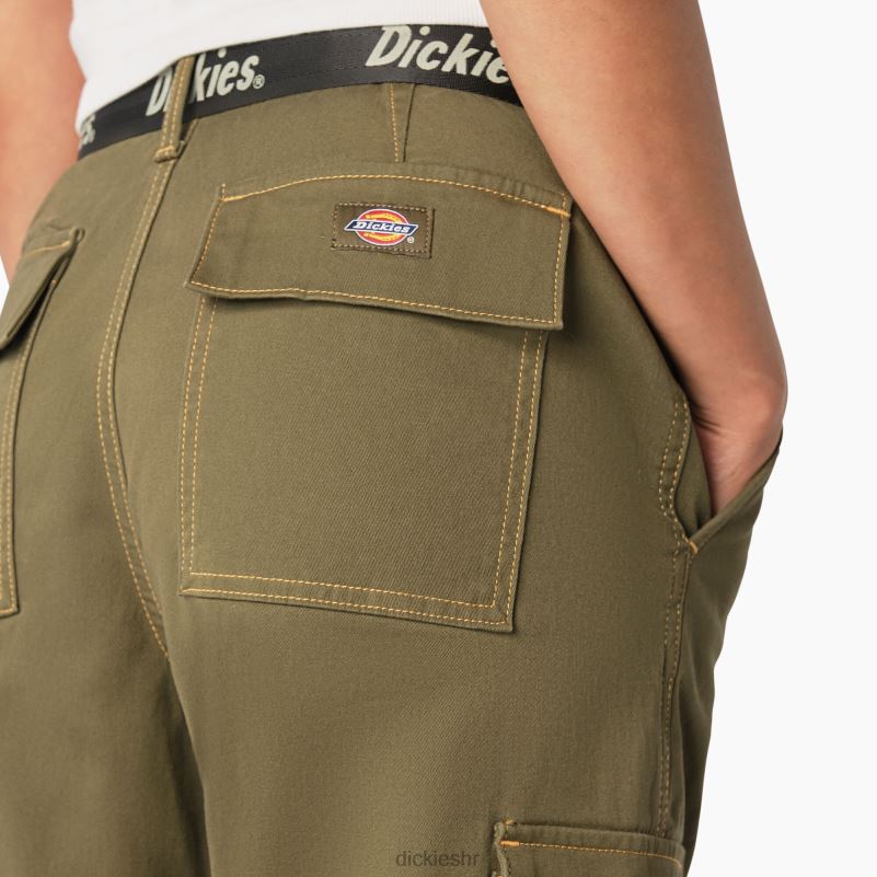 skraćene cargo hlače s kontrastnim ubodom žene Dickies redovito 6BPL61805 odjeća