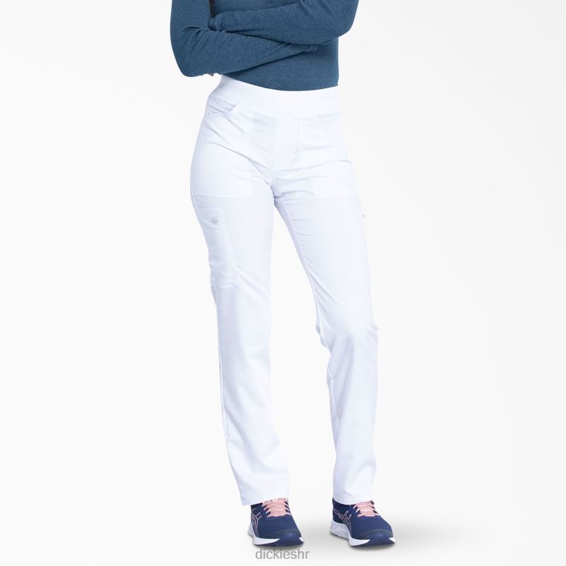 uravnotežite sužene hlače za piling nogu žene Dickies bijela (dwh) 6BPL62548 odjeća