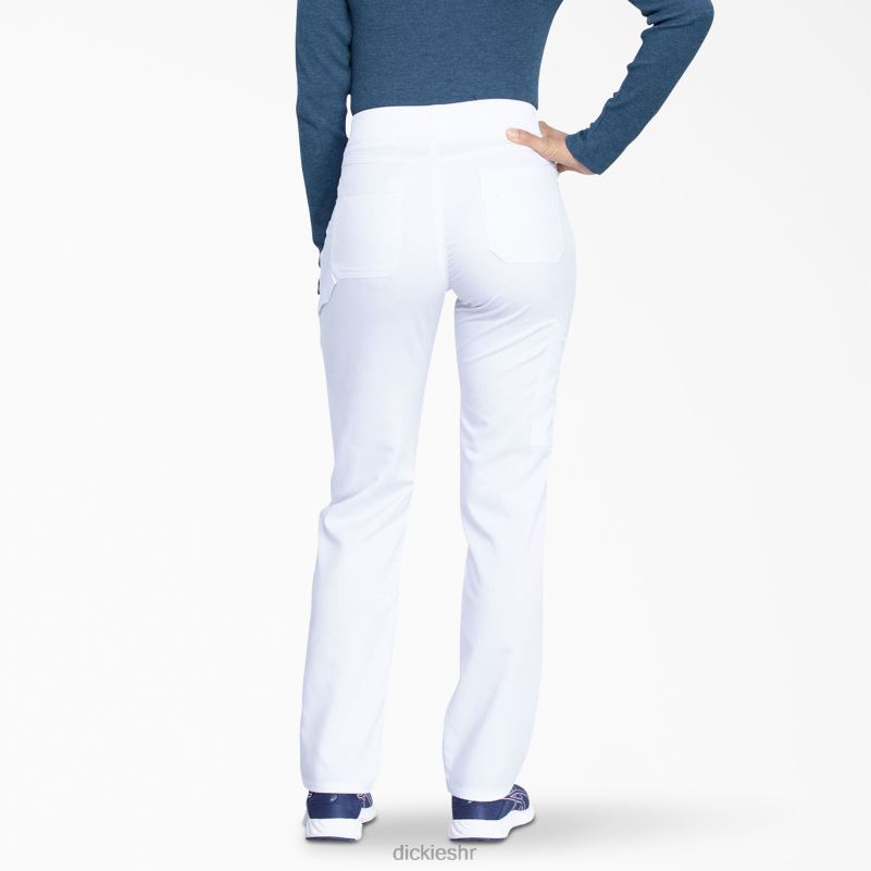 uravnotežite sužene hlače za piling nogu žene Dickies bijela (dwh) 6BPL62548 odjeća