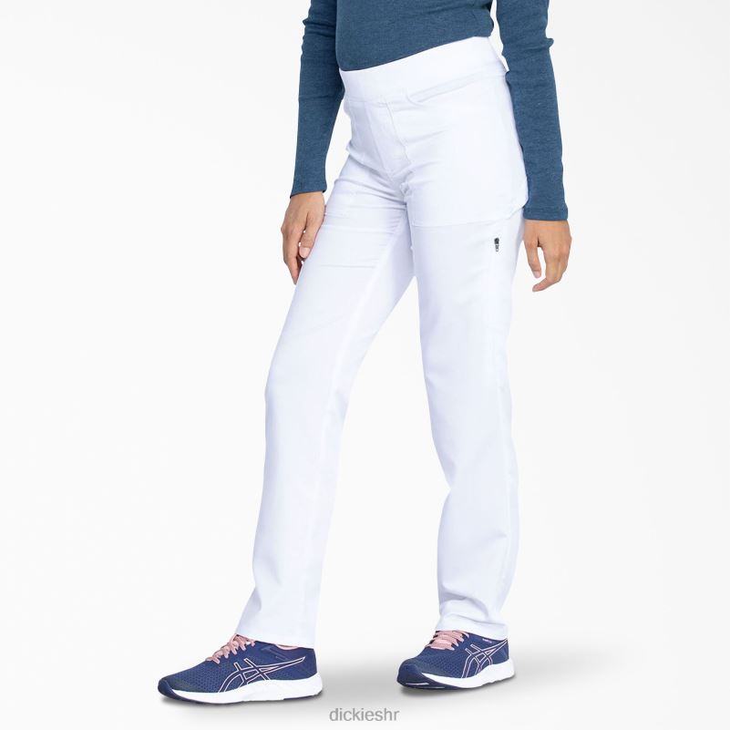 uravnotežite sužene hlače za piling nogu žene Dickies bijela (dwh) 6BPL62548 odjeća