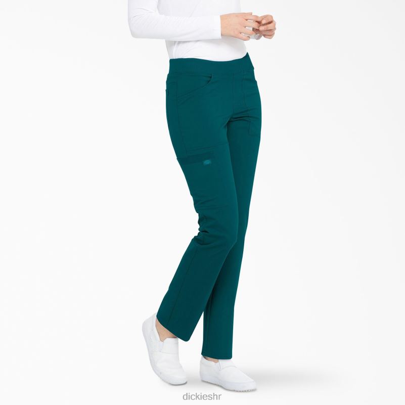 uravnotežite sužene hlače za piling nogu žene Dickies karipsko plava (crb) 6BPL62546 odjeća