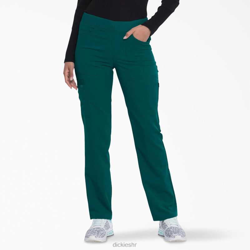 uravnotežite sužene hlače za piling nogu žene Dickies lovačko zeleno (htr) 6BPL62551 odjeća