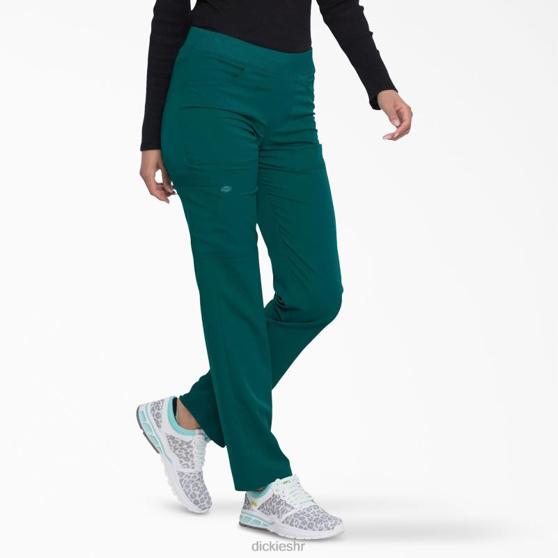 uravnotežite sužene hlače za piling nogu žene Dickies lovačko zeleno (htr) 6BPL62551 odjeća