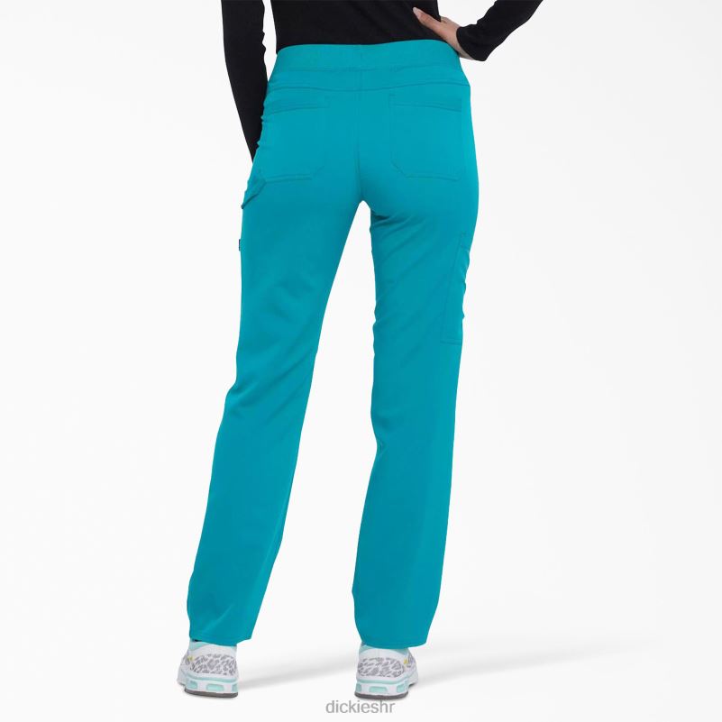 uravnotežite sužene hlače za piling nogu žene Dickies plavozelena (dtl) 6BPL62547 odjeća