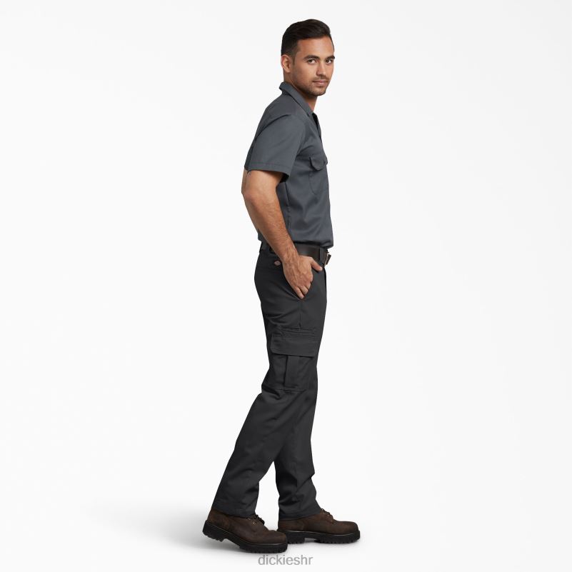 uske cargo hlače muškarci Dickies crna (bk) 6BPL673 odjeća