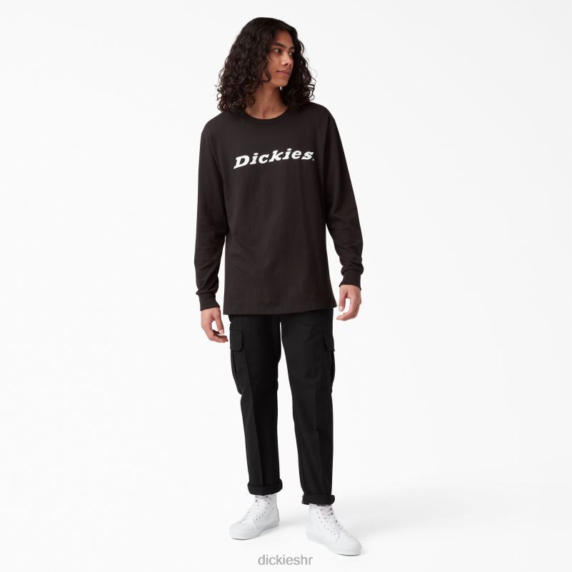uske cargo hlače muškarci Dickies crna (bk) 6BPL673 odjeća