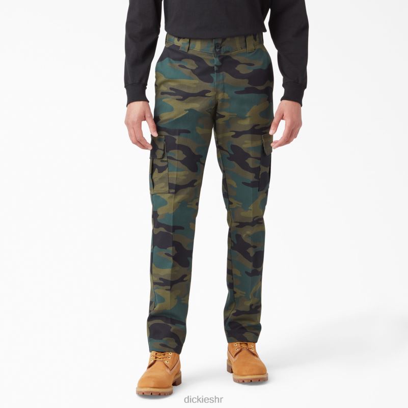 uske cargo hlače muškarci Dickies lovački zeleni kamuflažni (hrc) 6BPL676 odjeća
