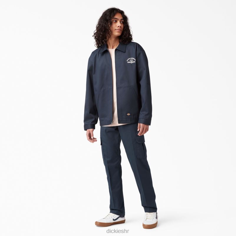 uske cargo hlače muškarci Dickies tamnoplava (dn) 6BPL674 odjeća
