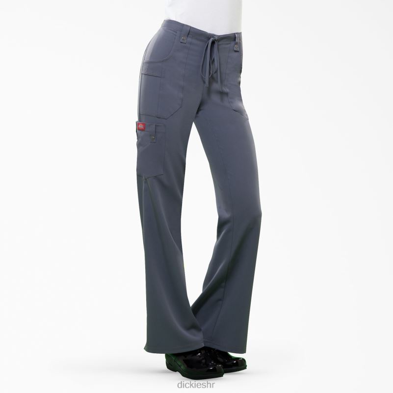 xtreme rastezljive široke nogavice cargo piling hlače žene Dickies kositar siva (klupa) 6BPL62433 odjeća
