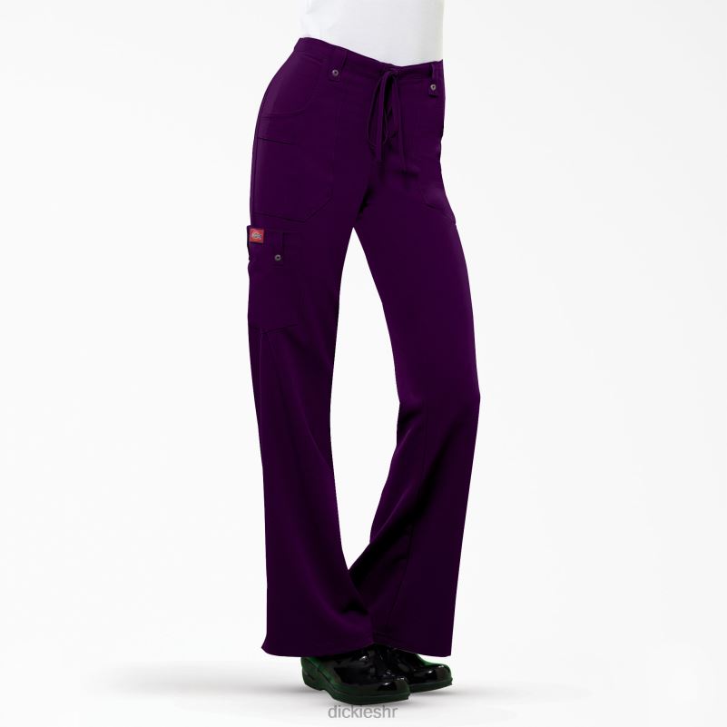 xtreme rastezljive široke nogavice cargo piling hlače žene Dickies ljubičasti patlidžan (jaje) 6BPL62428 odjeća