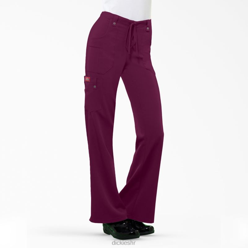 xtreme rastezljive široke nogavice cargo piling hlače žene Dickies vino (pobjeda) 6BPL62435 odjeća