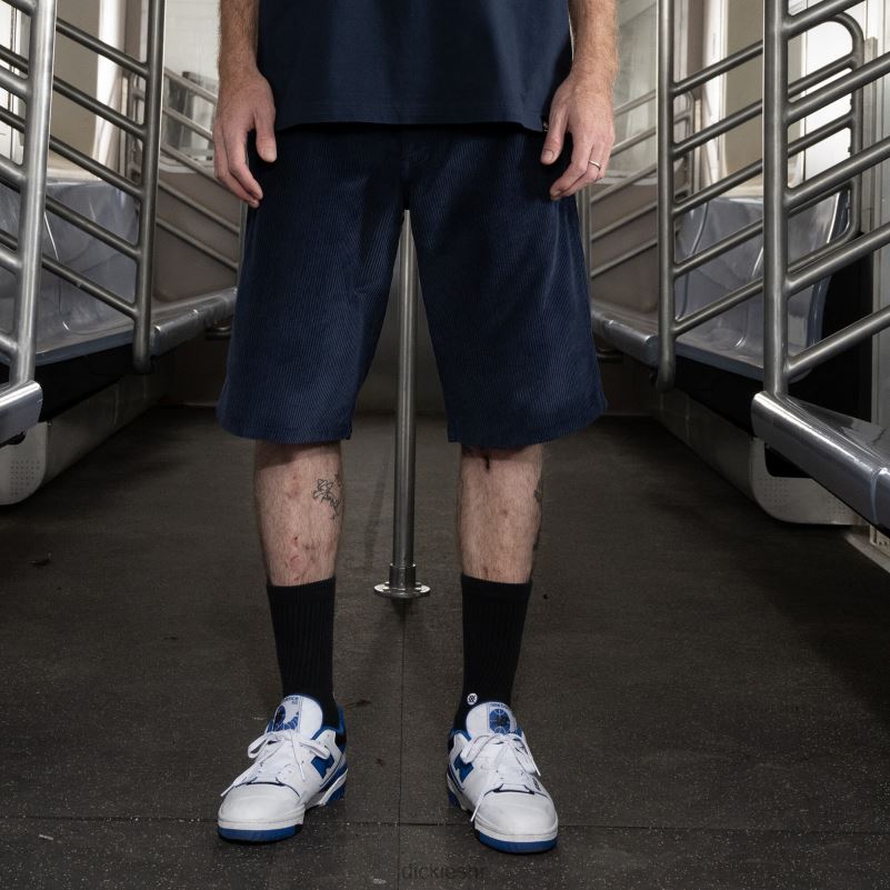 jake hayes kratke hlače od samta 13" muškarci Dickies mornarska tinta (ik) 6BPL6412 odjeća