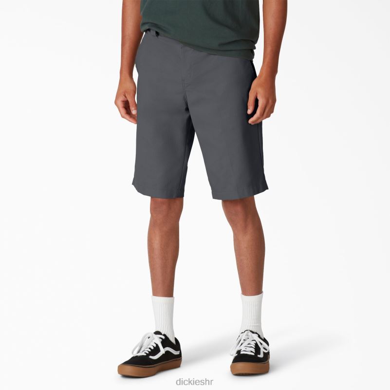 uske kratke hlače za skateboarding 11" muškarci Dickies ugljen siva (ch) 6BPL6382 odjeća