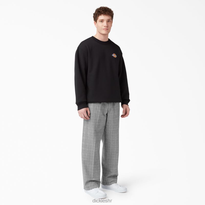 bakerhill plisirane hlače muškarci Dickies smeđi karirani (bp3) 6BPL6318 odjeća