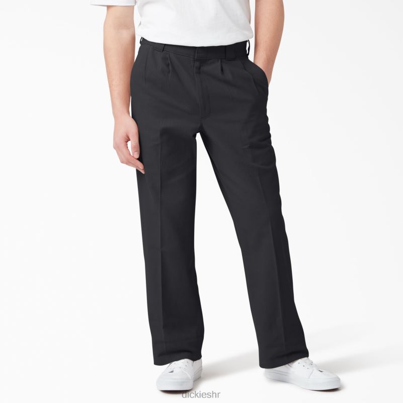 chatom nabrane hlače muškarci Dickies crna (bkx) 6BPL6275 odjeća