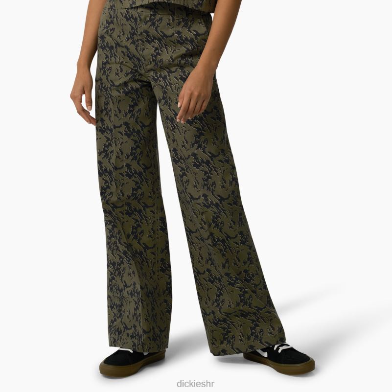 drewsey kamuflažne hlače širokih nogavica žene Dickies redovito 6BPL61900 odjeća