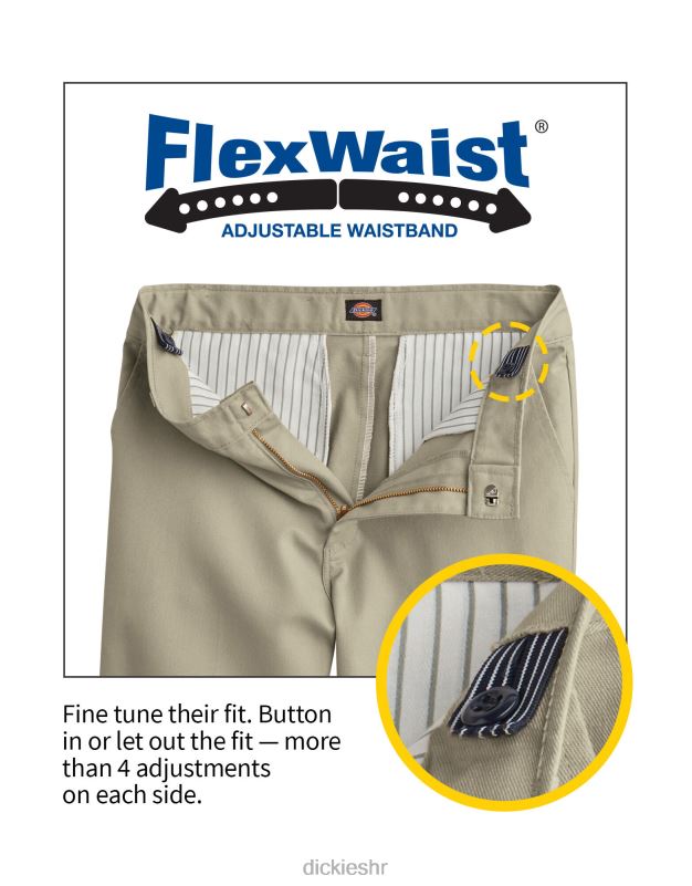flex uske hlače djeca Dickies crna (bk) 6BPL62667 odjeća