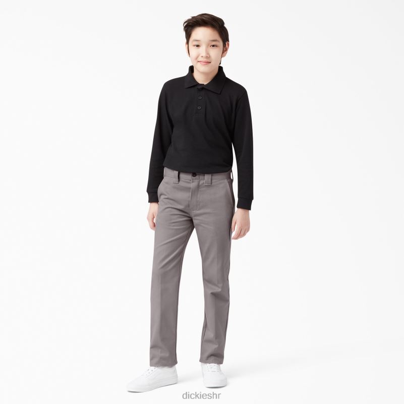 flex uske hlače djeca Dickies srebro (sv) 6BPL62652 odjeća