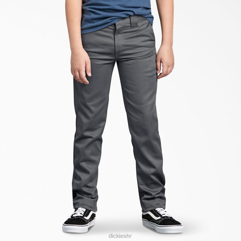 flex uske hlače djeca Dickies ugljen siva (ch) 6BPL62649 odjeća