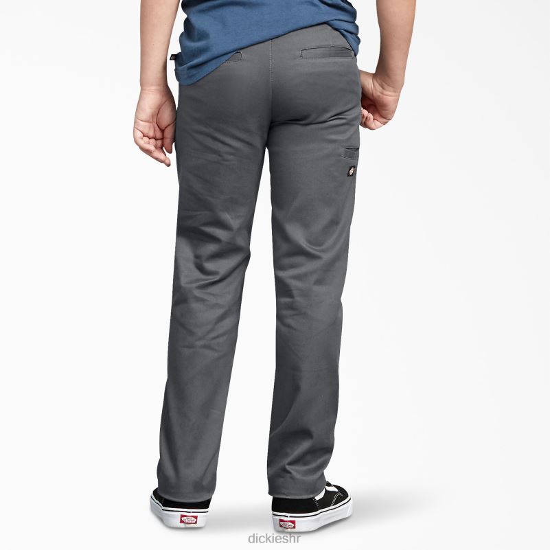 flex uske hlače djeca Dickies ugljen siva (ch) 6BPL62649 odjeća