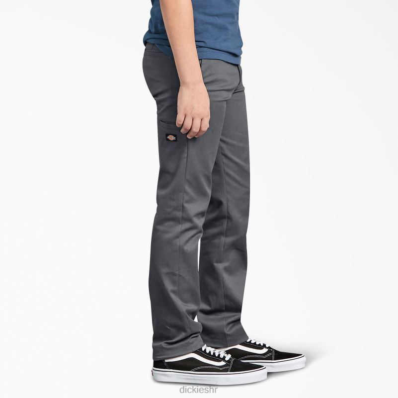 flex uske hlače djeca Dickies ugljen siva (ch) 6BPL62649 odjeća