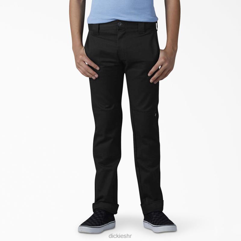 flex uske hlače do dva koljena djeca Dickies crna (bk) 6BPL62660 odjeća