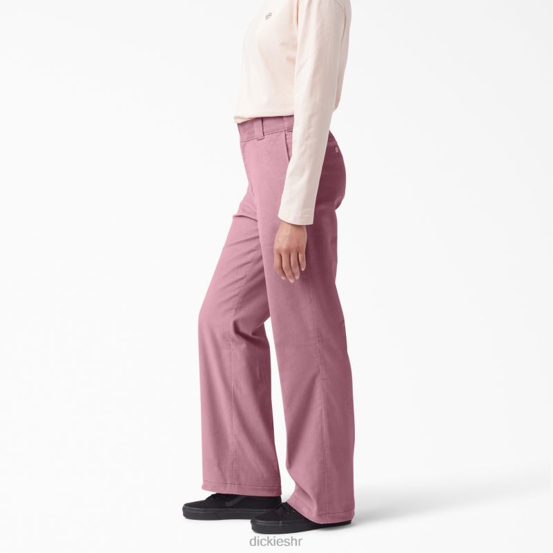 halleville hlače od samta žene Dickies redovito 6BPL61911 odjeća