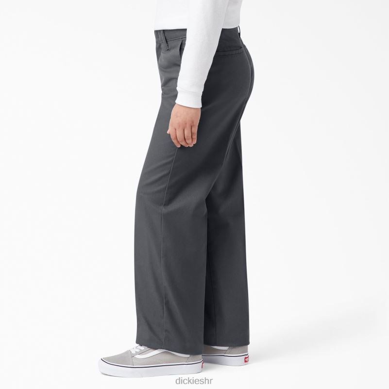 hlače klasičnog kroja djeca Dickies ugljen siva (ch) 6BPL62686 odjeća