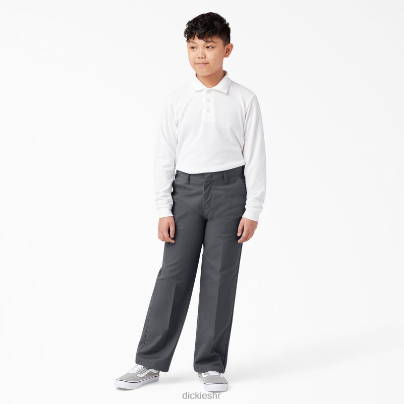 hlače klasičnog kroja djeca Dickies ugljen siva (ch) 6BPL62686 odjeća