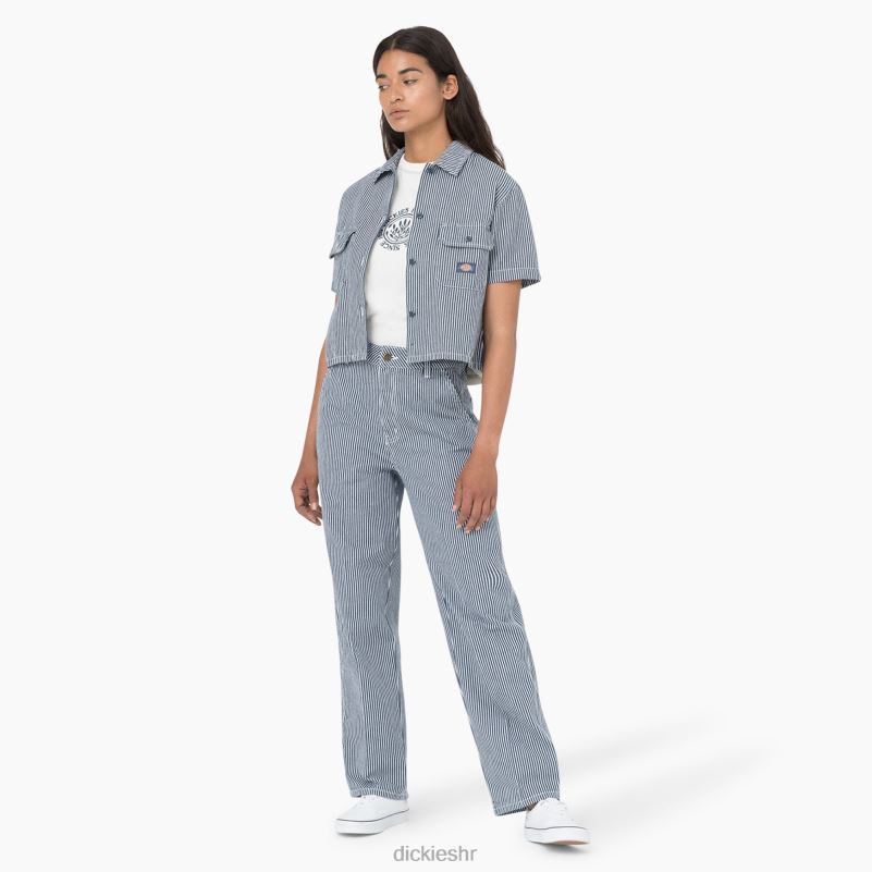 hlače na hickory pruge žene Dickies redovito 6BPL61778 odjeća