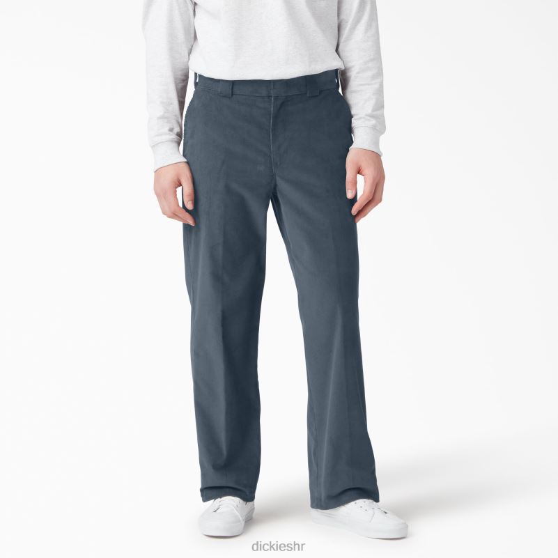 samtaste hlače s ravnim prednjim dijelom muškarci Dickies zračno plava (af) 6BPL6256 odjeća