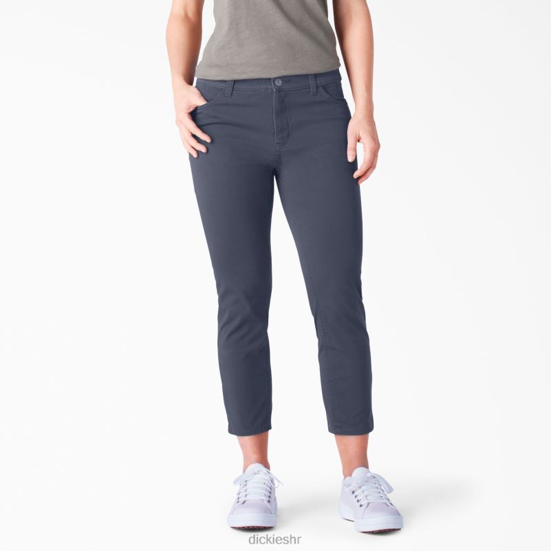 savršen oblik skinny fit capri žene Dickies isprana mornarica (rnv) 6BPL61817 odjeća