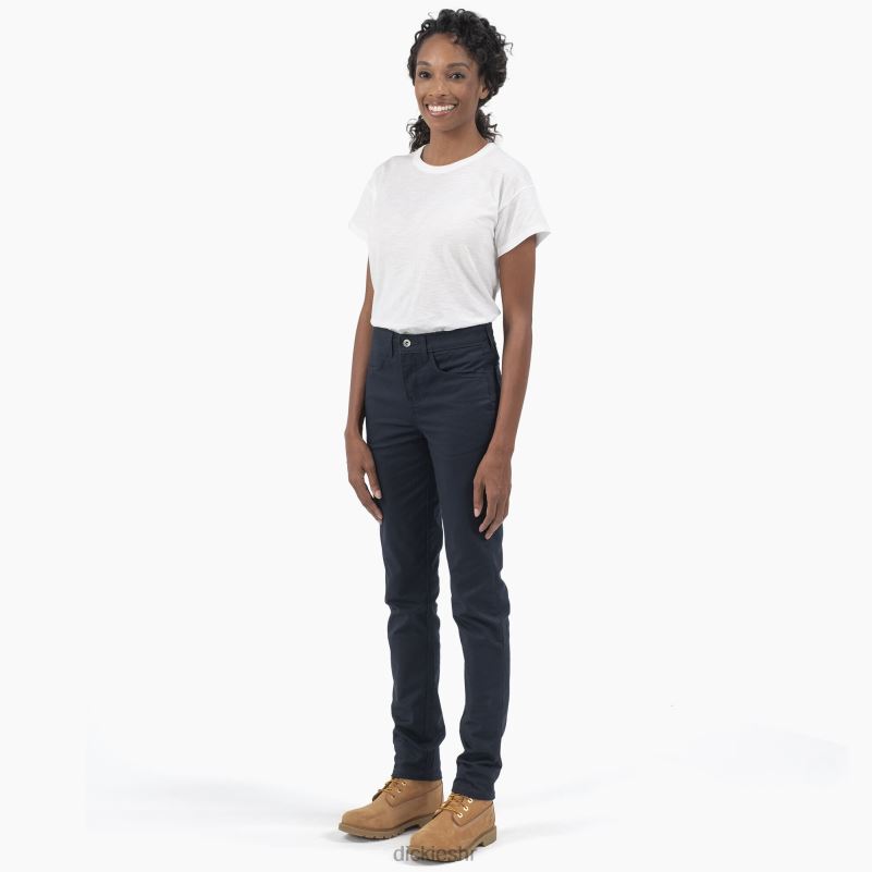uske hlače od kepera visokog rasta žene Dickies redovito 6BPL61850 odjeća
