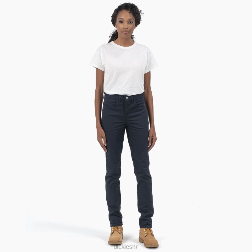 uske hlače od kepera visokog rasta žene Dickies redovito 6BPL61850 odjeća