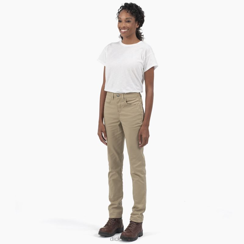uske hlače od kepera visokog rasta žene Dickies redovito 6BPL61851 odjeća